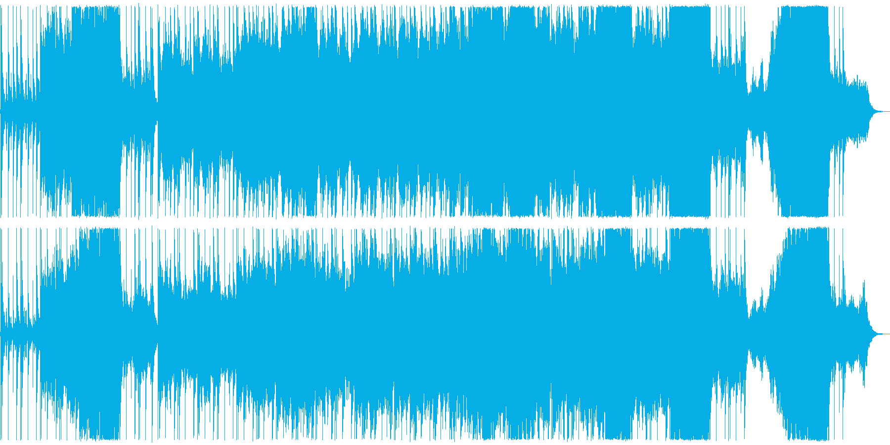 壮大な曲。の再生済みの波形