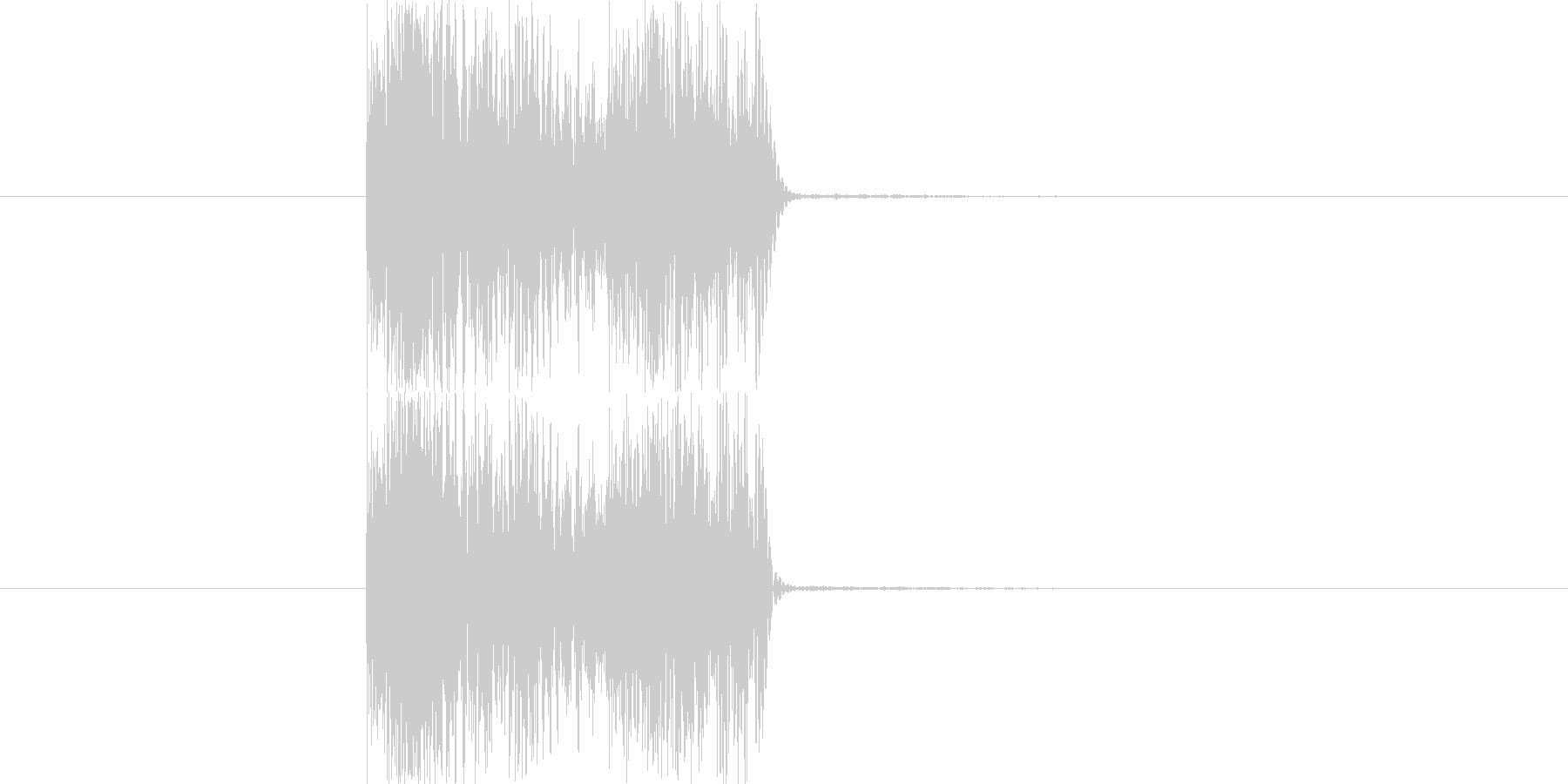シンセで作った斬撃音です。下から斬るあ…の未再生の波形