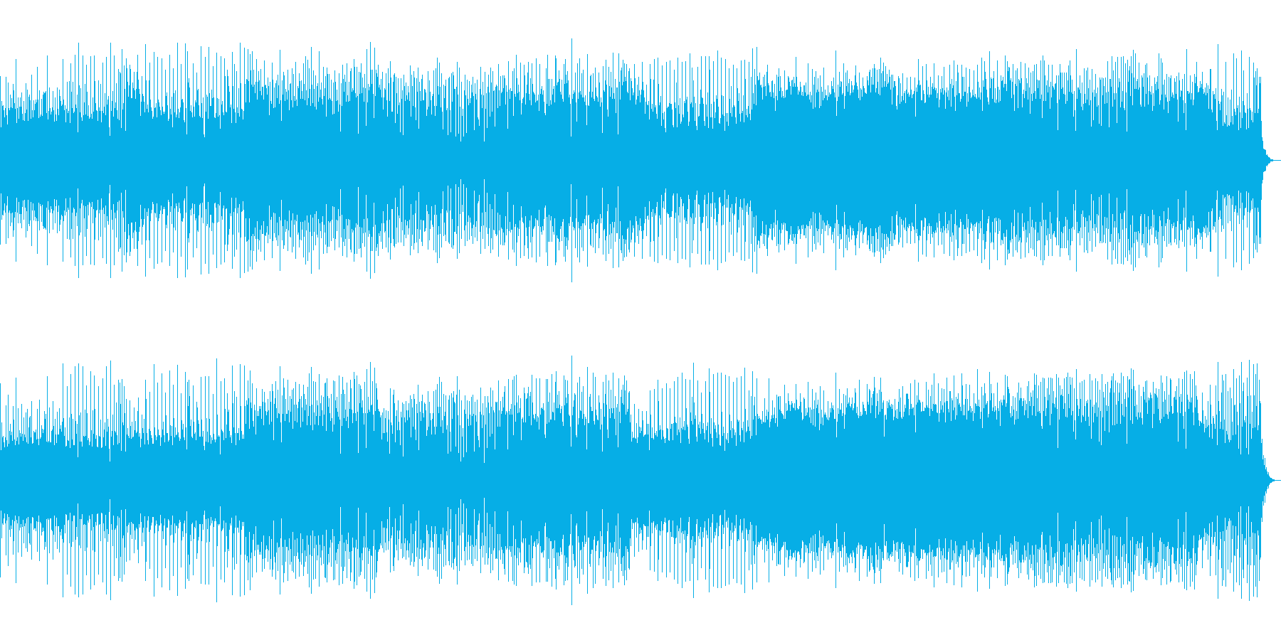 おしゃれで切ないEDMの再生済みの波形