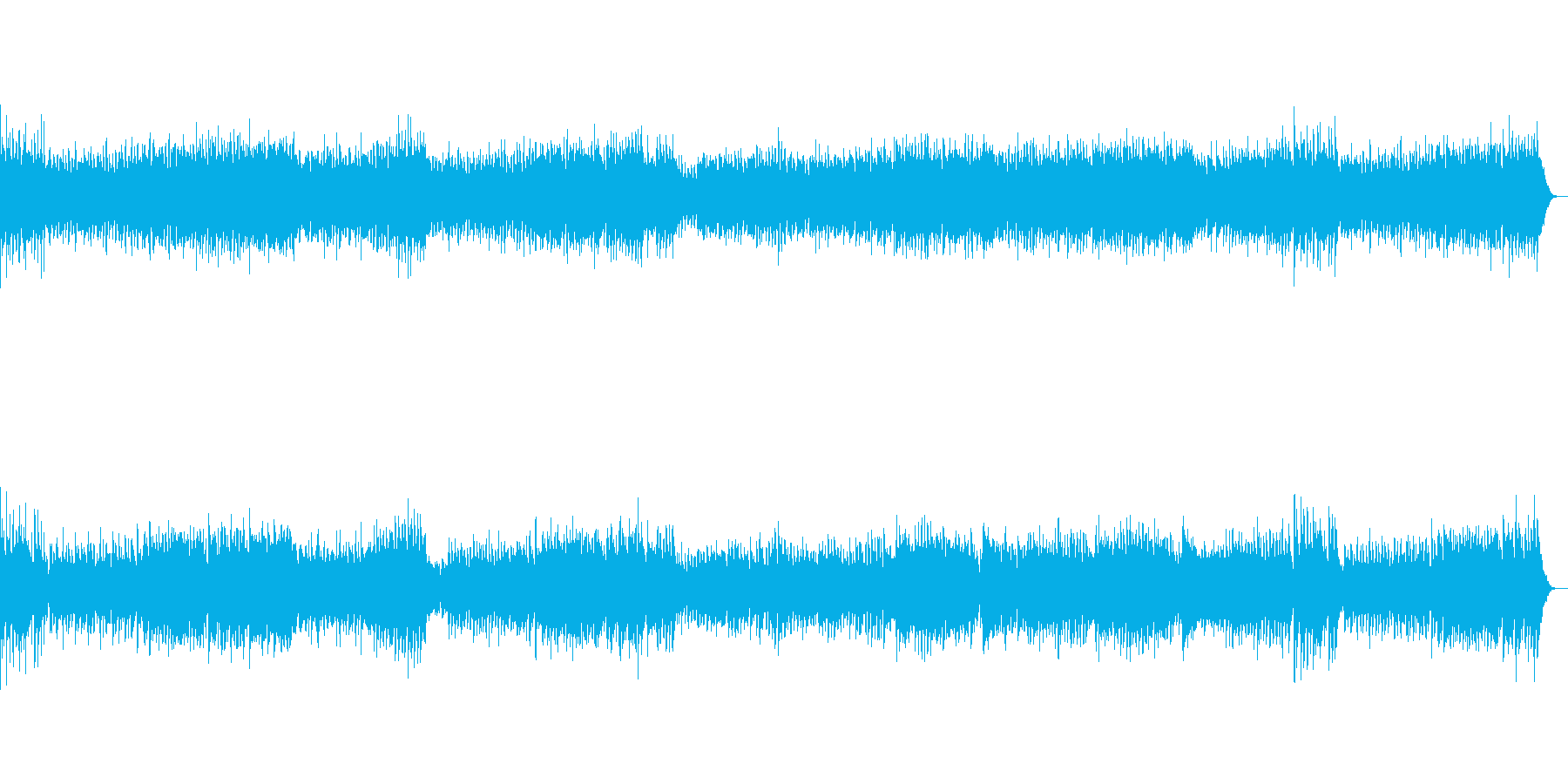 ラデツキー行進曲の再生済みの波形