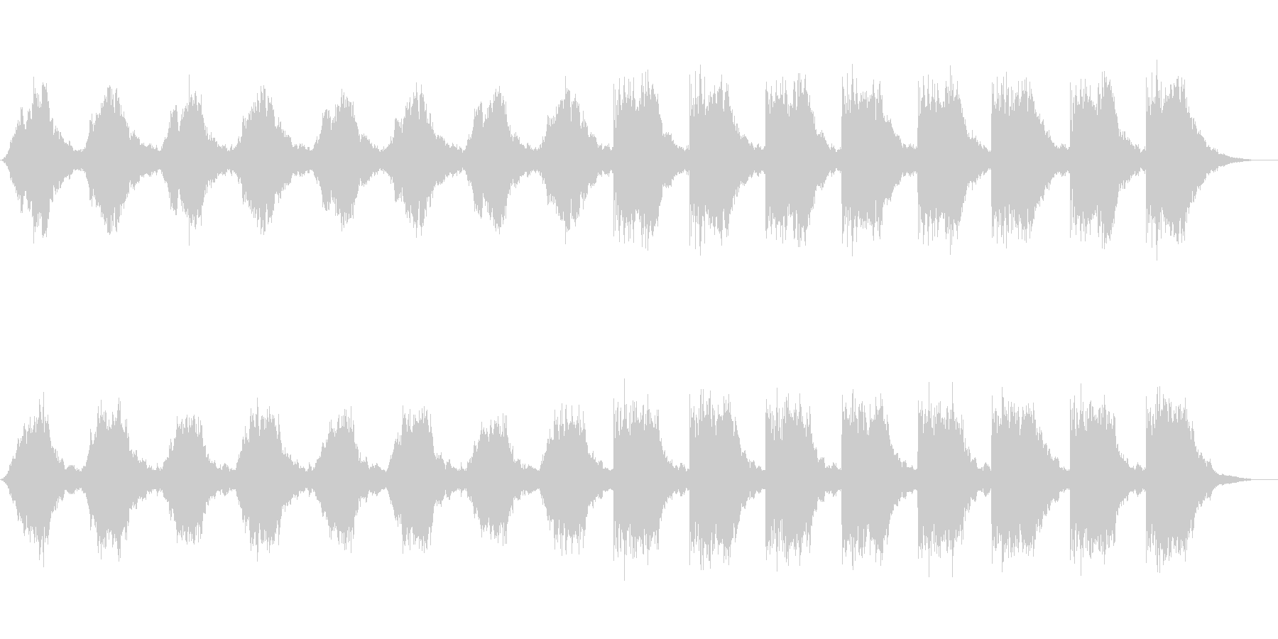 サスペンスやミステリーに適した不気味な曲の未再生の波形