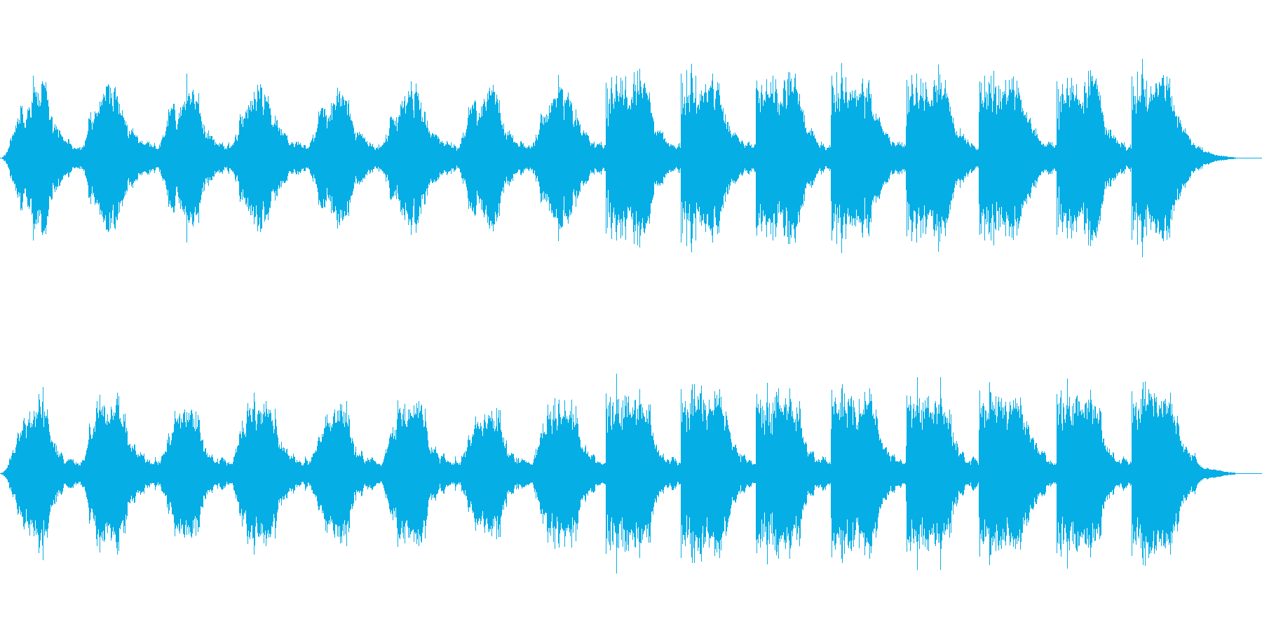 サスペンスやミステリーに適した不気味な曲の再生済みの波形
