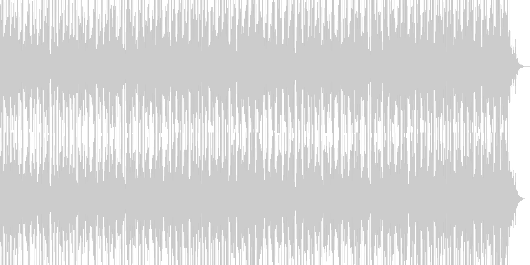 ほのぼのとした日常にぴったりな和風BGMの未再生の波形