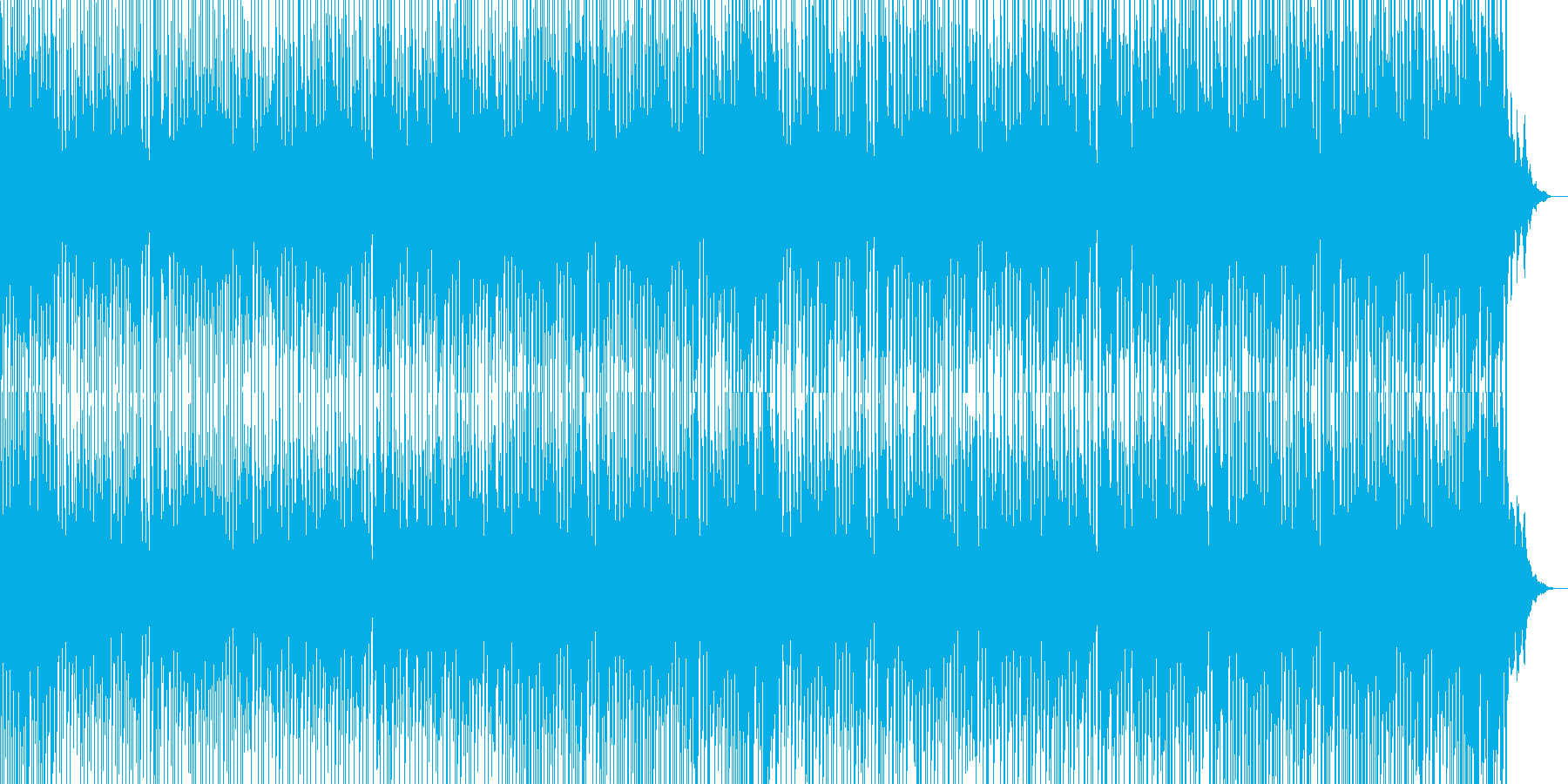 ほのぼのとした日常にぴったりな和風BGMの再生済みの波形