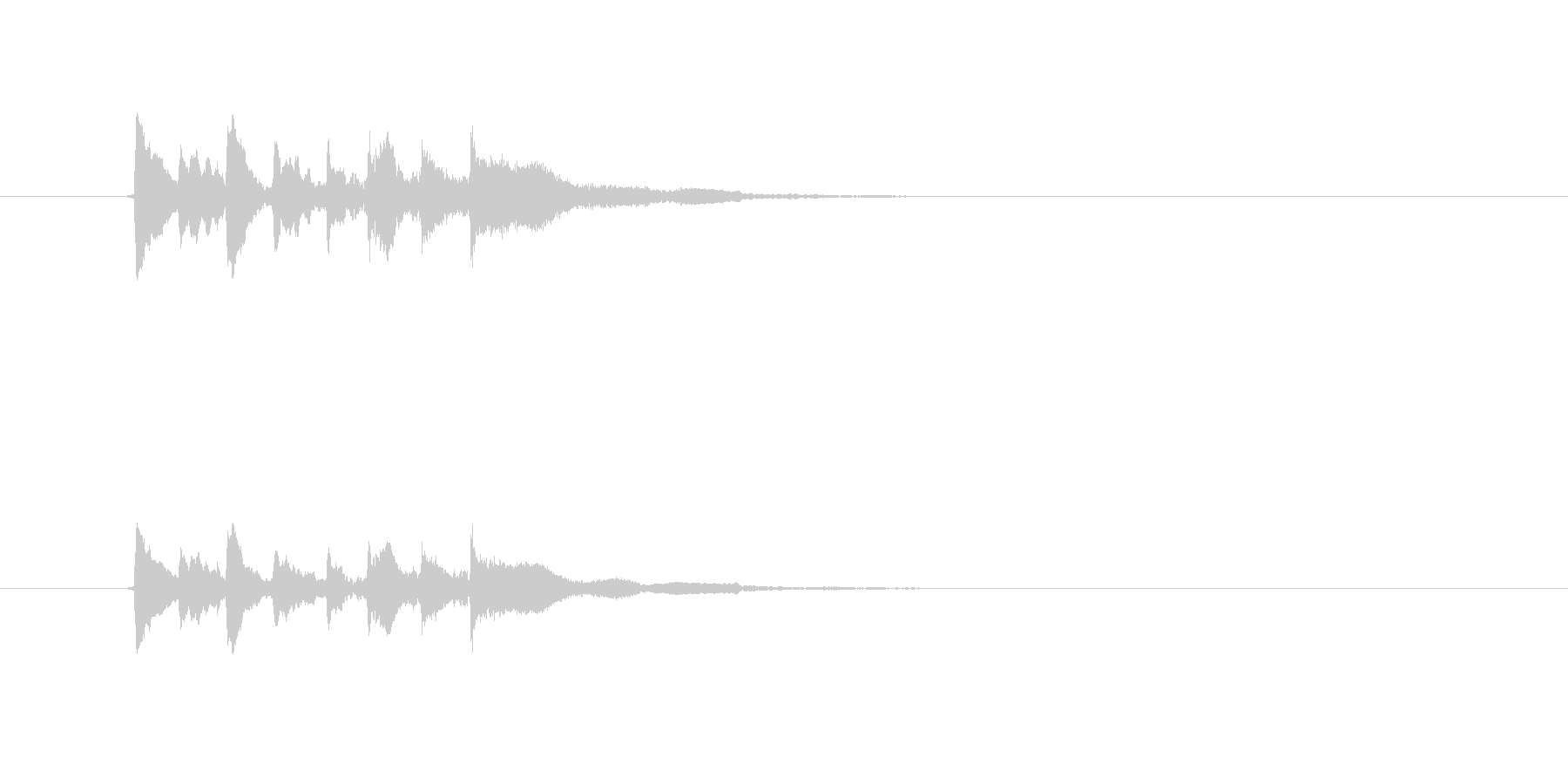 美しいギター音(弦、弾く)の未再生の波形