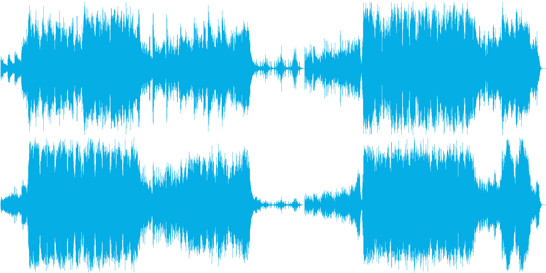 ゲーム音楽 オープニング ファンタジー系の再生済みの波形