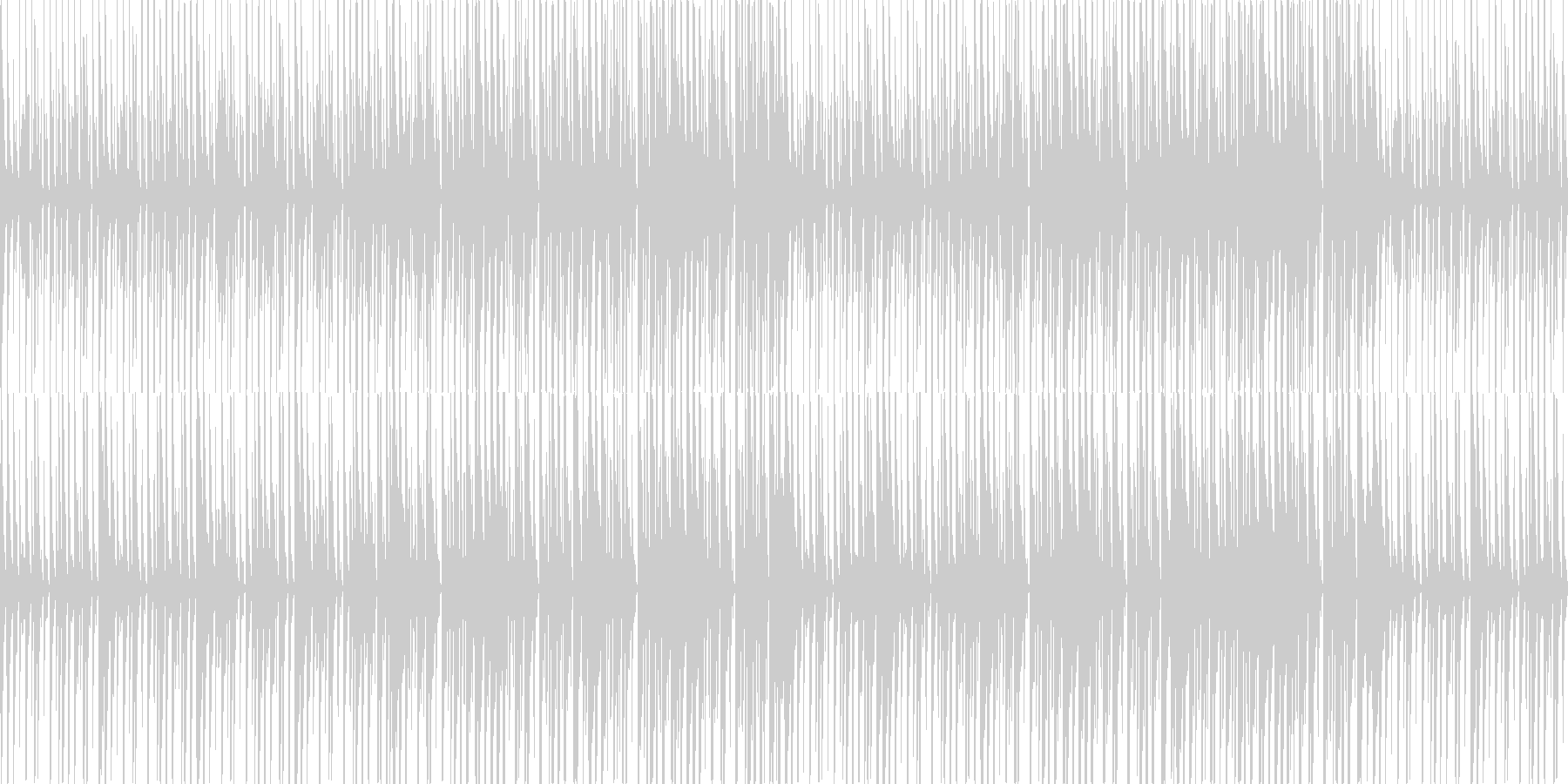 軽快で明るめのBGMの未再生の波形