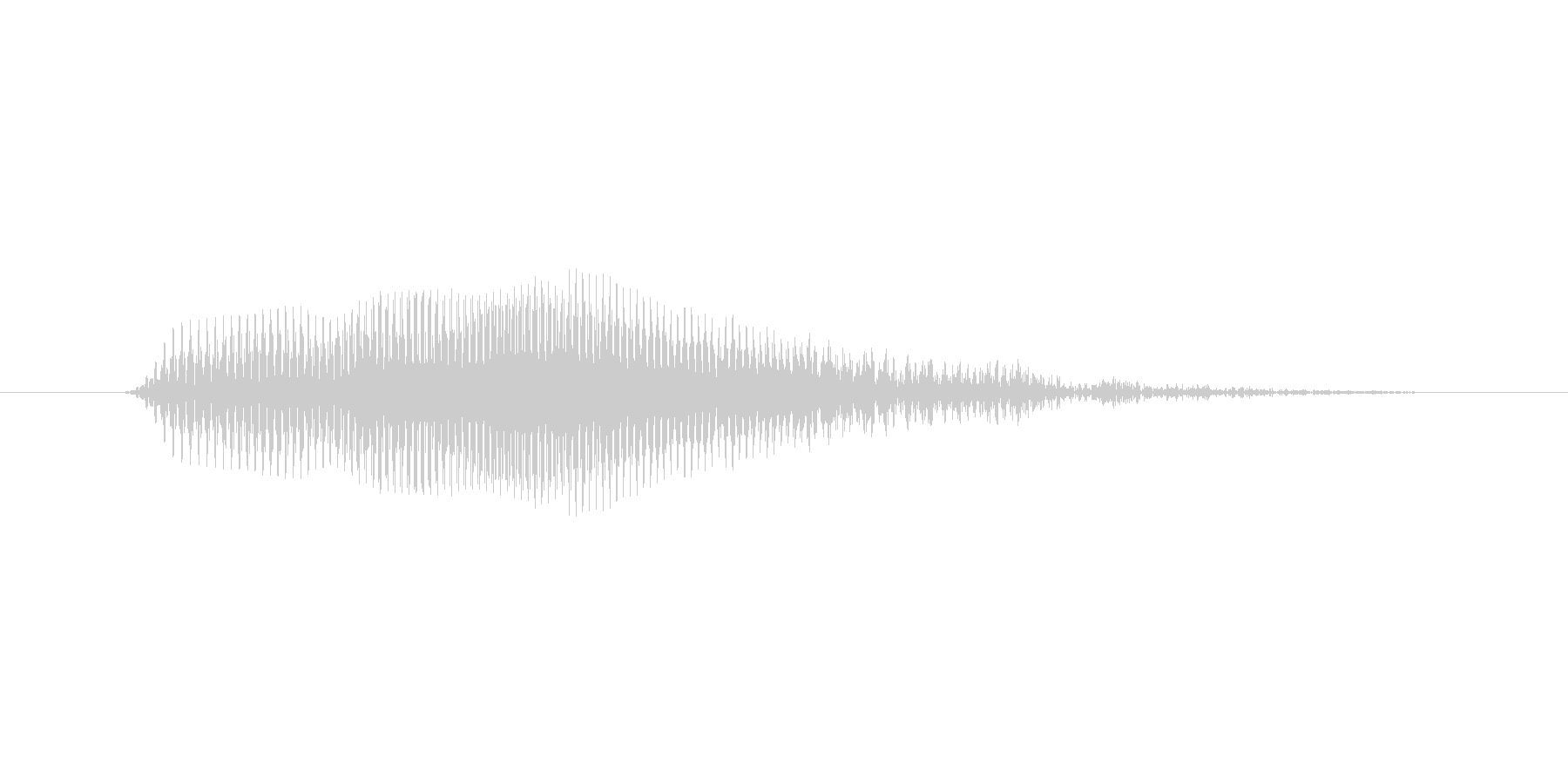 わっ!(Type-B)の未再生の波形