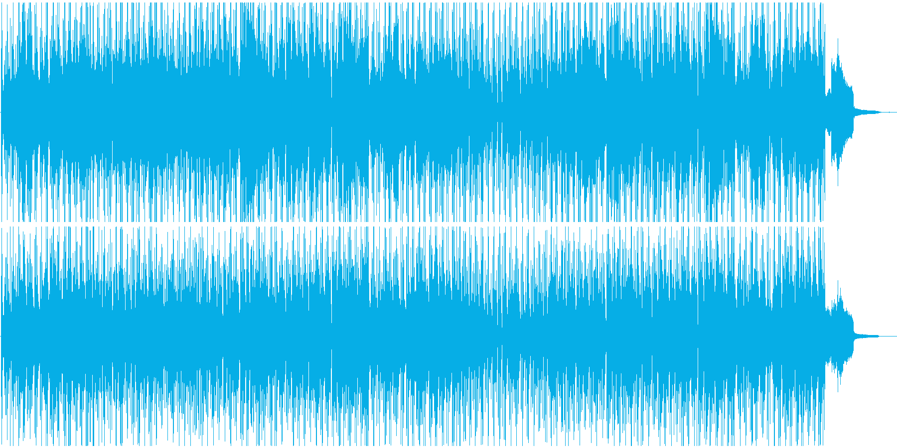 映像BGM 王道的サウンドのボサノバの再生済みの波形