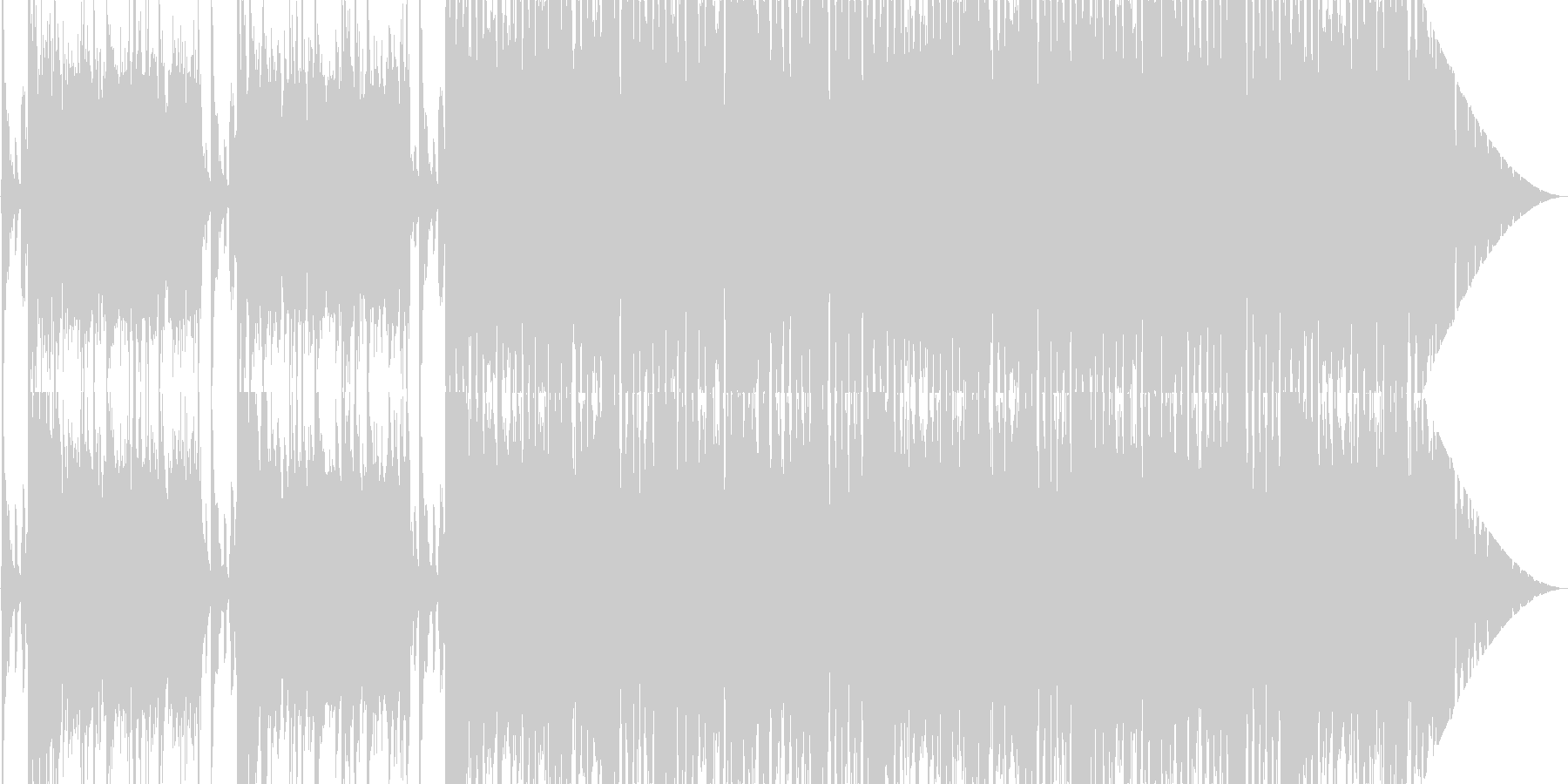 mp3 / 44.1kHz / 320…の未再生の波形
