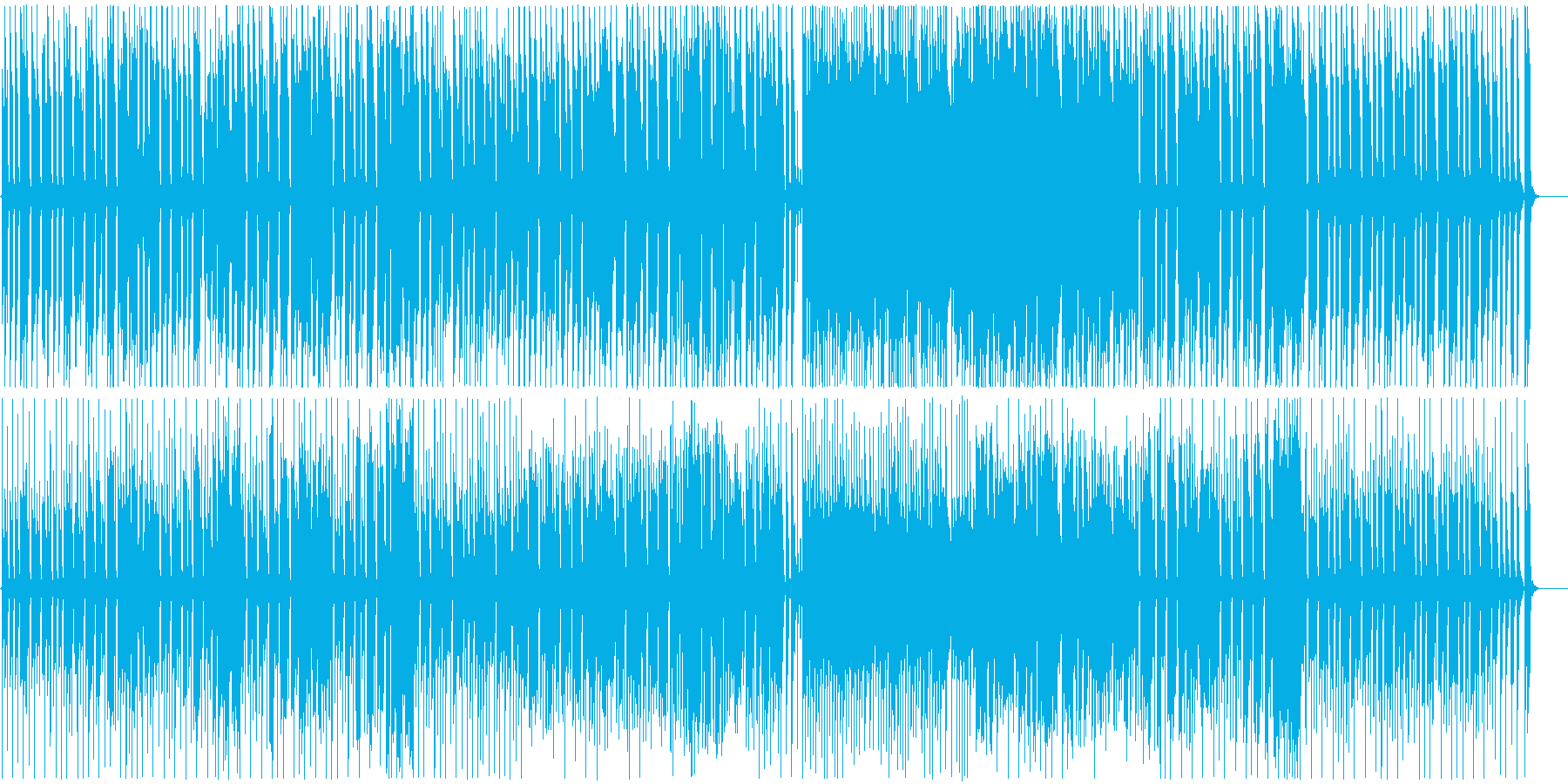 縦笛リコーダーの可愛い曲の再生済みの波形