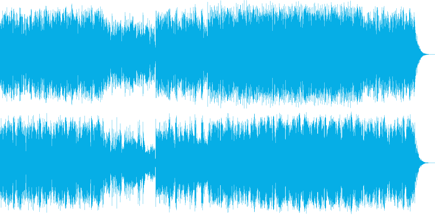 季節の終りを感じさせる儚い感じのBGMの再生済みの波形