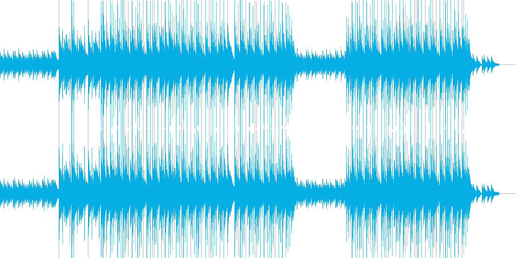 和風で落ち着きのある曲です。日本の森な…の再生済みの波形
