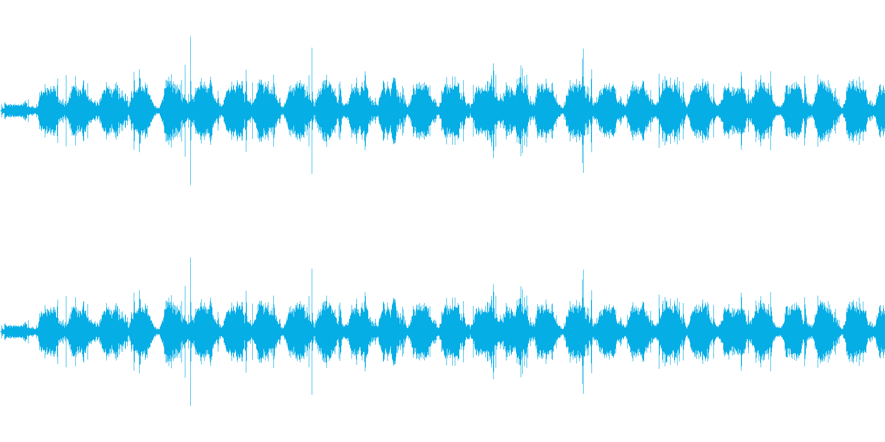 洗濯機の音です。の再生済みの波形