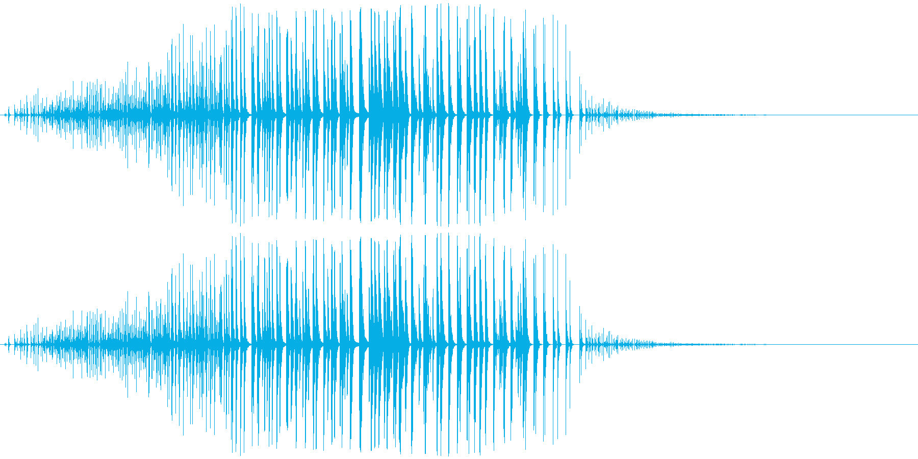 ミキミキ・・・(怪しい音)の再生済みの波形