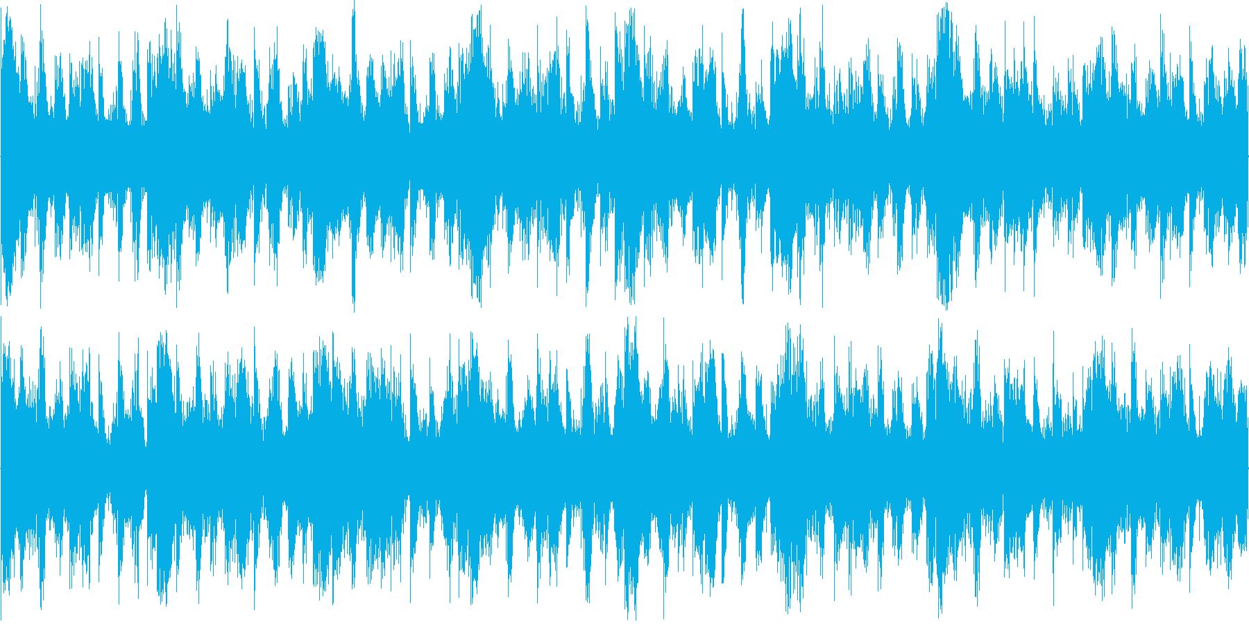 ハウスのリズムを強調した楽曲です。の再生済みの波形