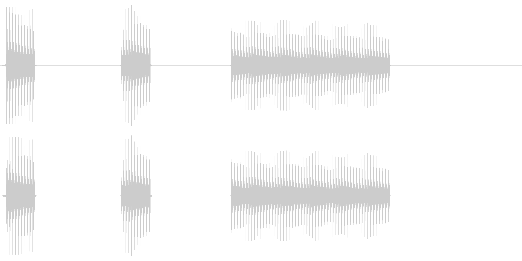 【SE】不正解03(ブッブッブー)の未再生の波形