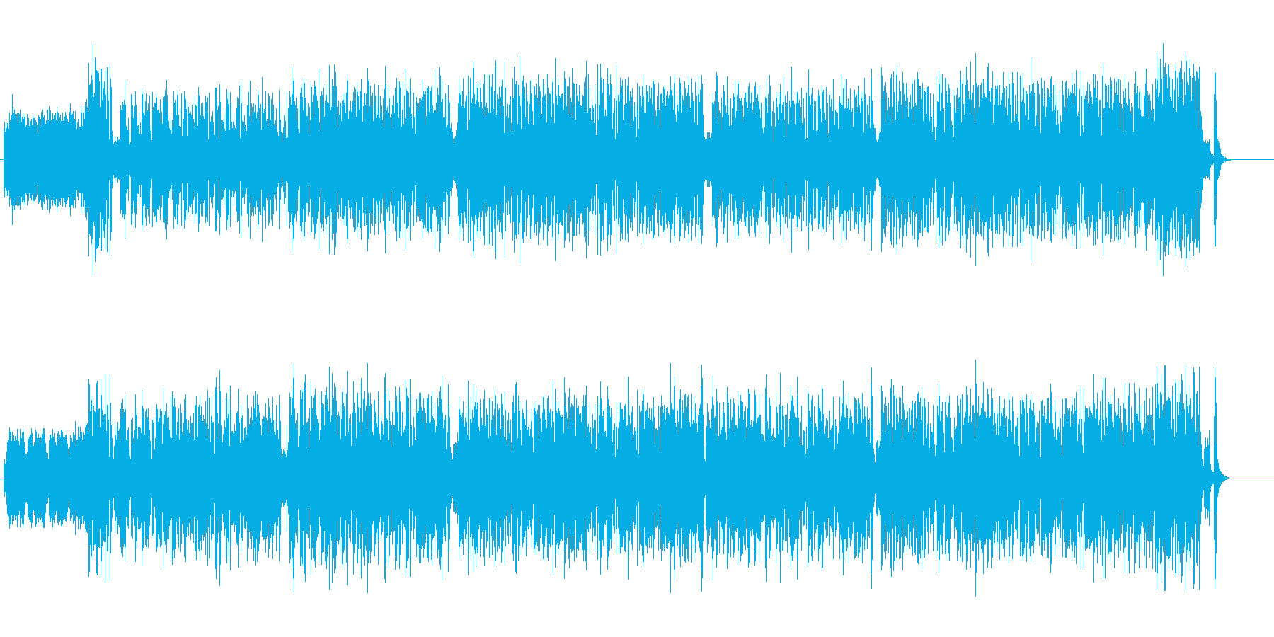 軽快なフラメンコ調ジプシー系ワールド音楽の再生済みの波形