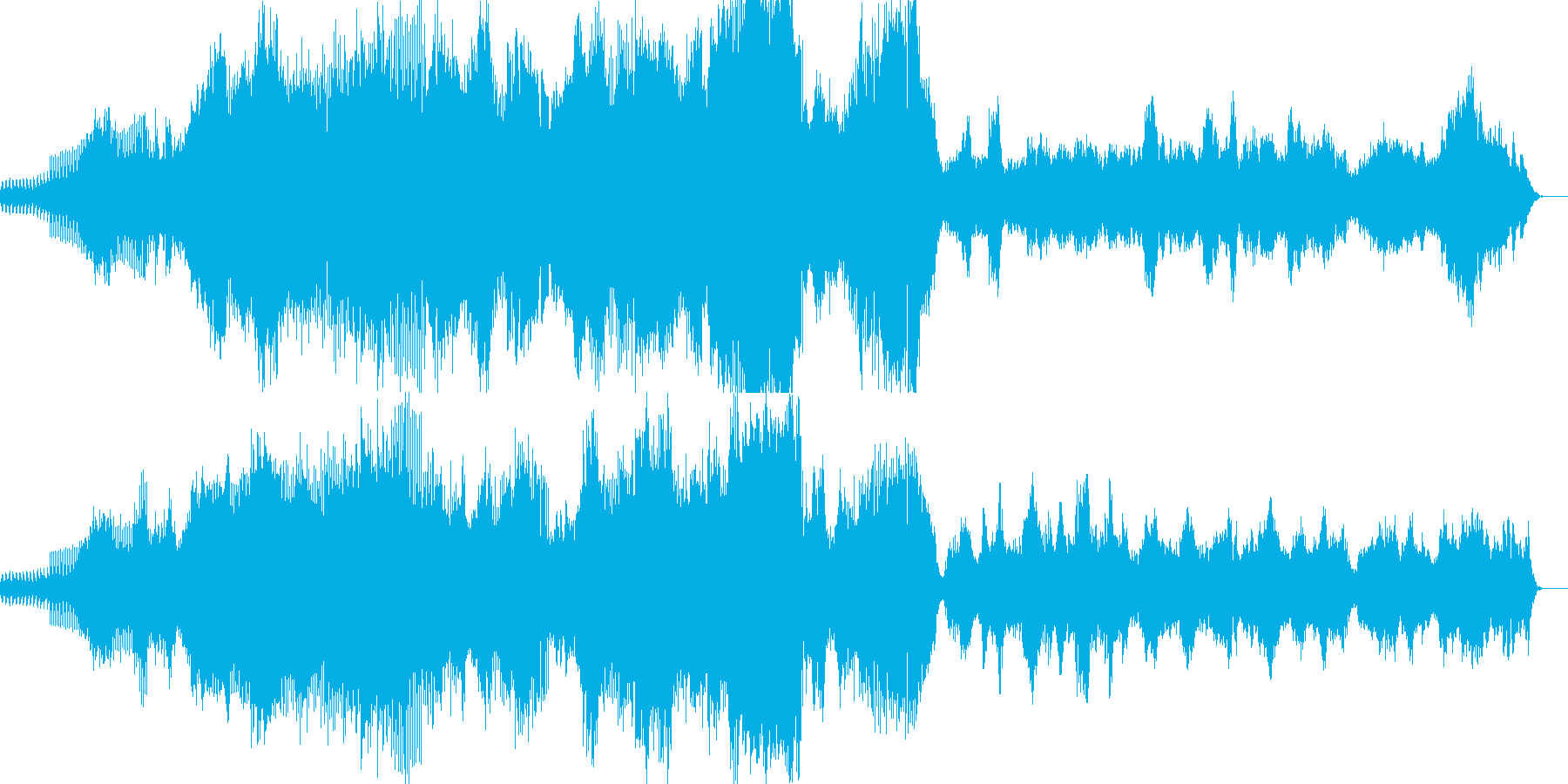 EDM 少しドローンなクラブミュー…の再生済みの波形