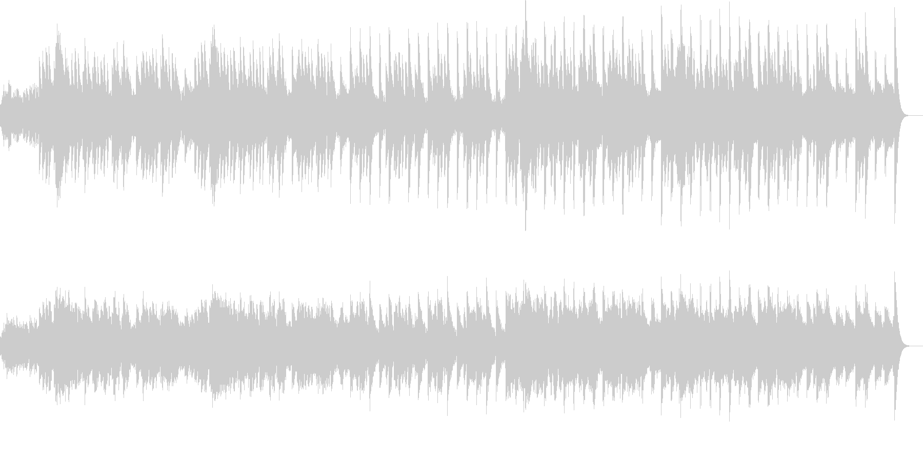 切ない感じのオルゴールのオリジナル曲ですの未再生の波形