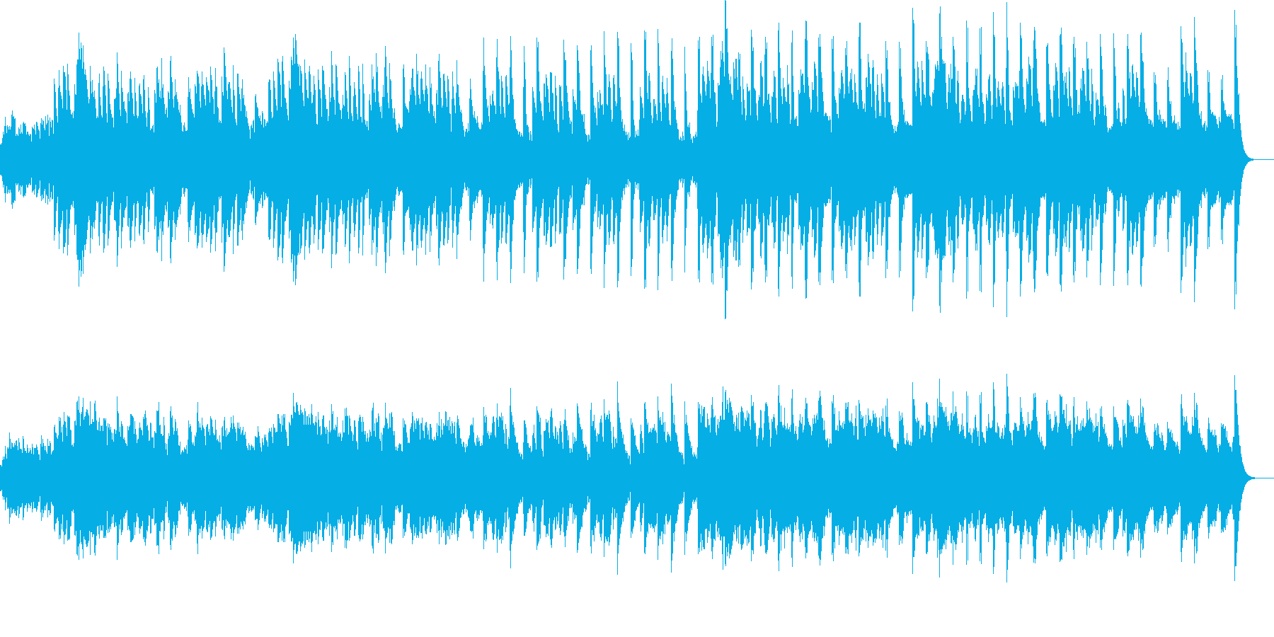 切ない感じのオルゴールのオリジナル曲ですの再生済みの波形
