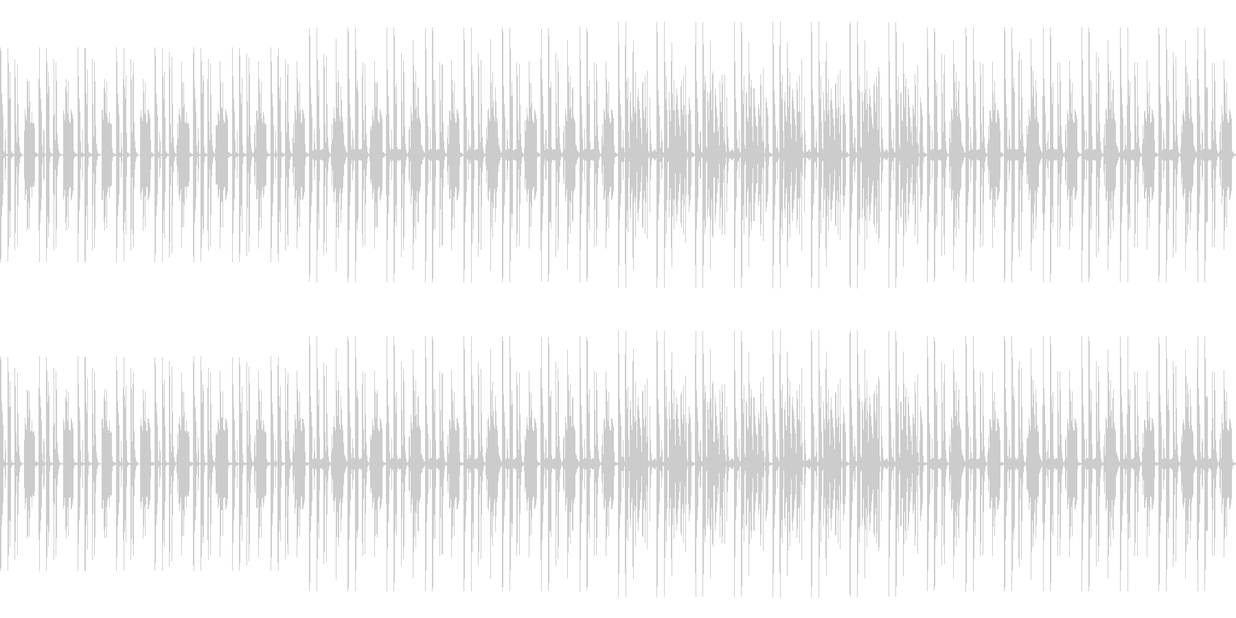 RPGのダンジョン内風BGM(loop)の未再生の波形