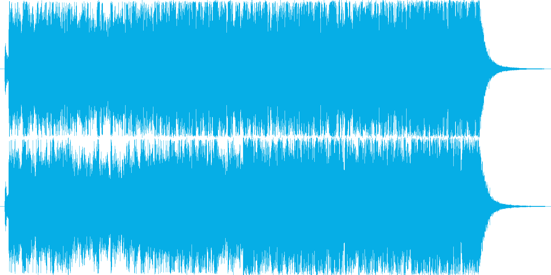 ハリウッド風のオーケストラ音楽の再生済みの波形