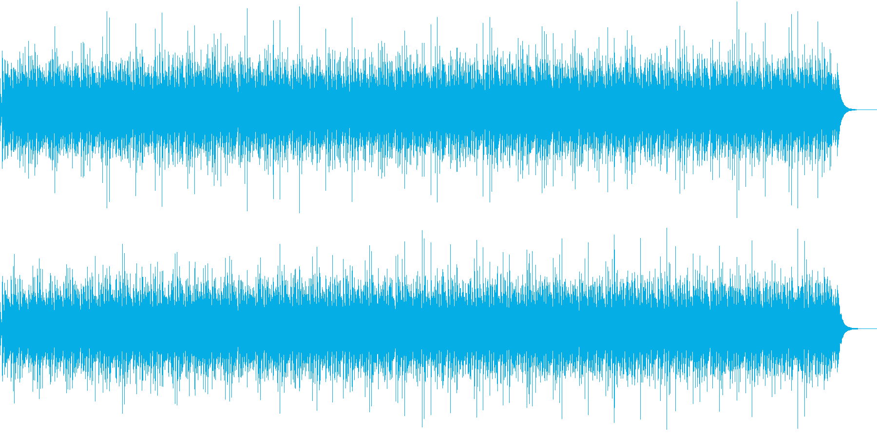 張り詰めた場面に使える曲になればとの再生済みの波形