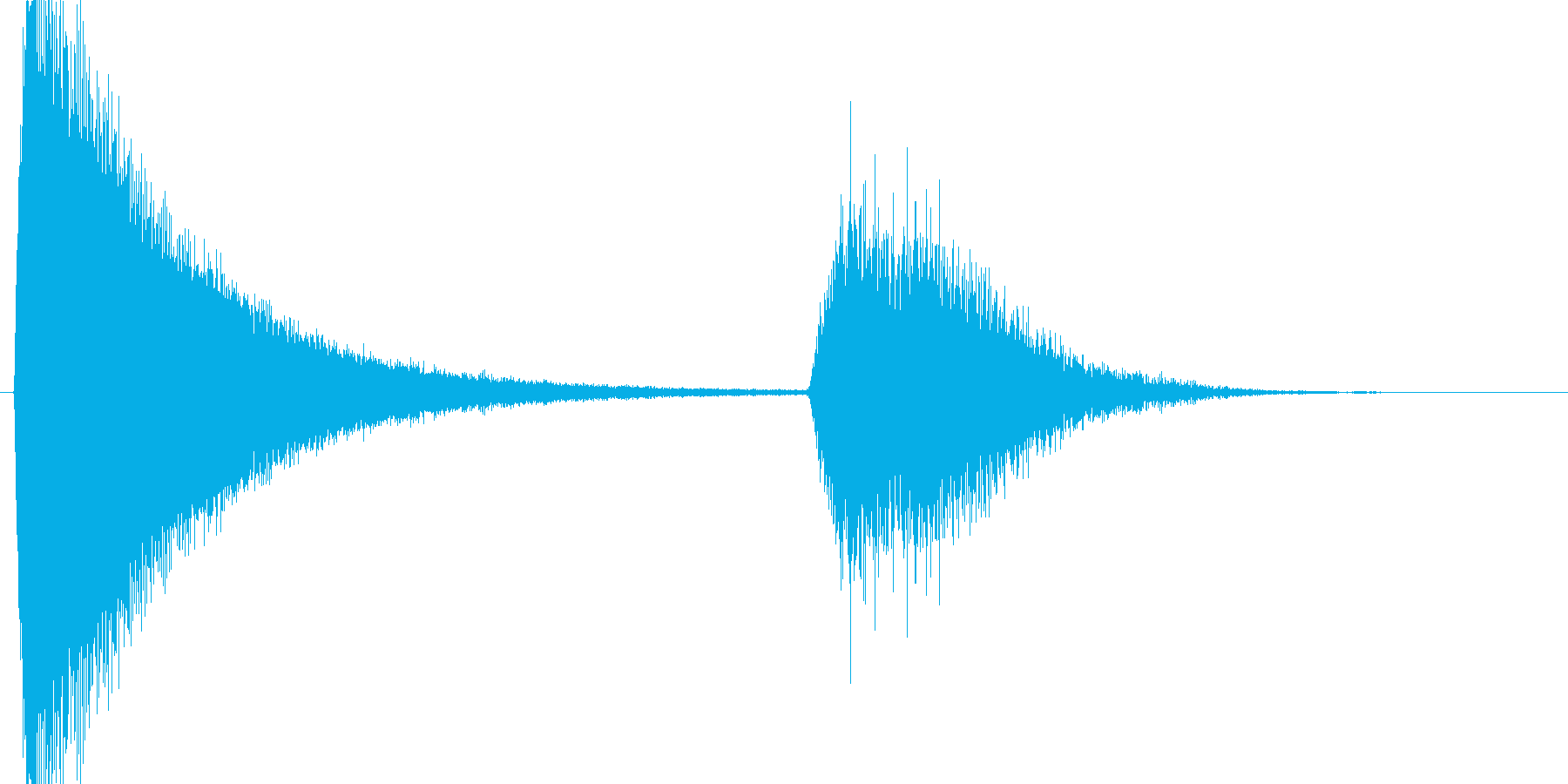 バリアを張るような効果音ですの再生済みの波形