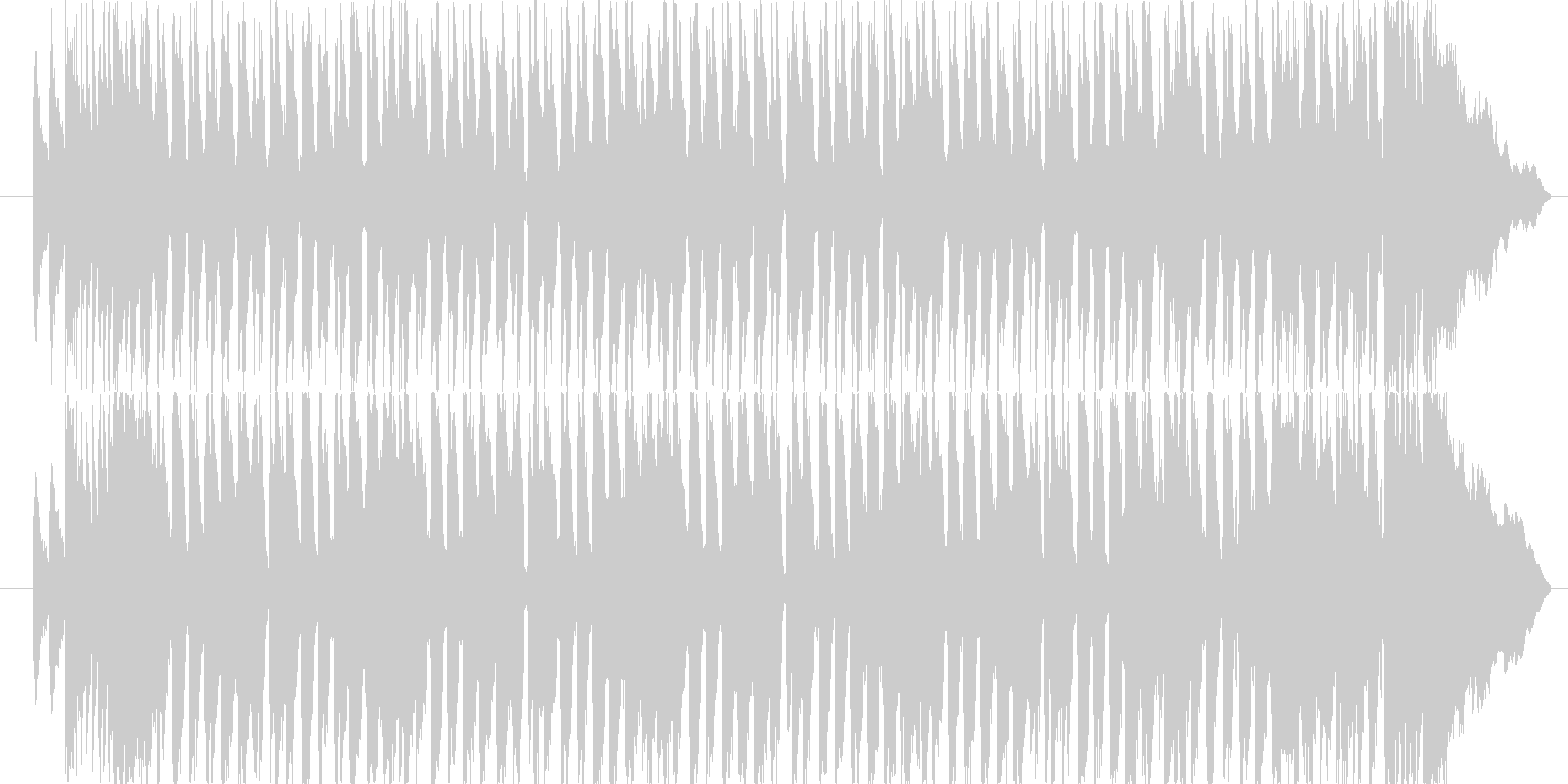 荒くれ者の集う、陽気な酒場のイメージ曲の未再生の波形
