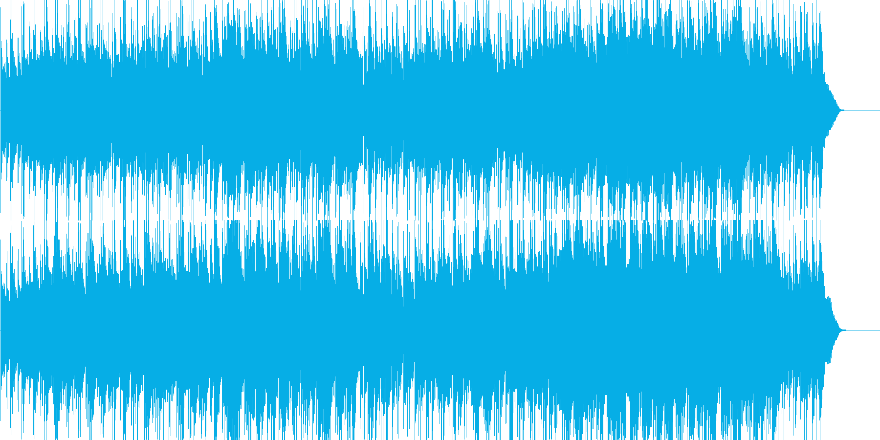 エンディングにぴったりのしっとりポップの再生済みの波形