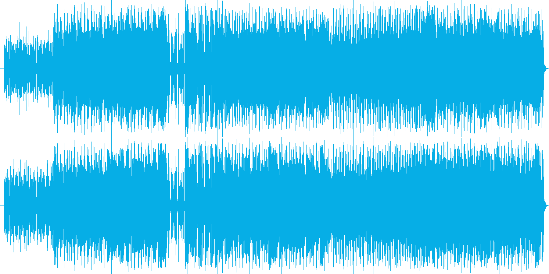 晴れた朝のさわやかな雰囲気のある曲です。の再生済みの波形