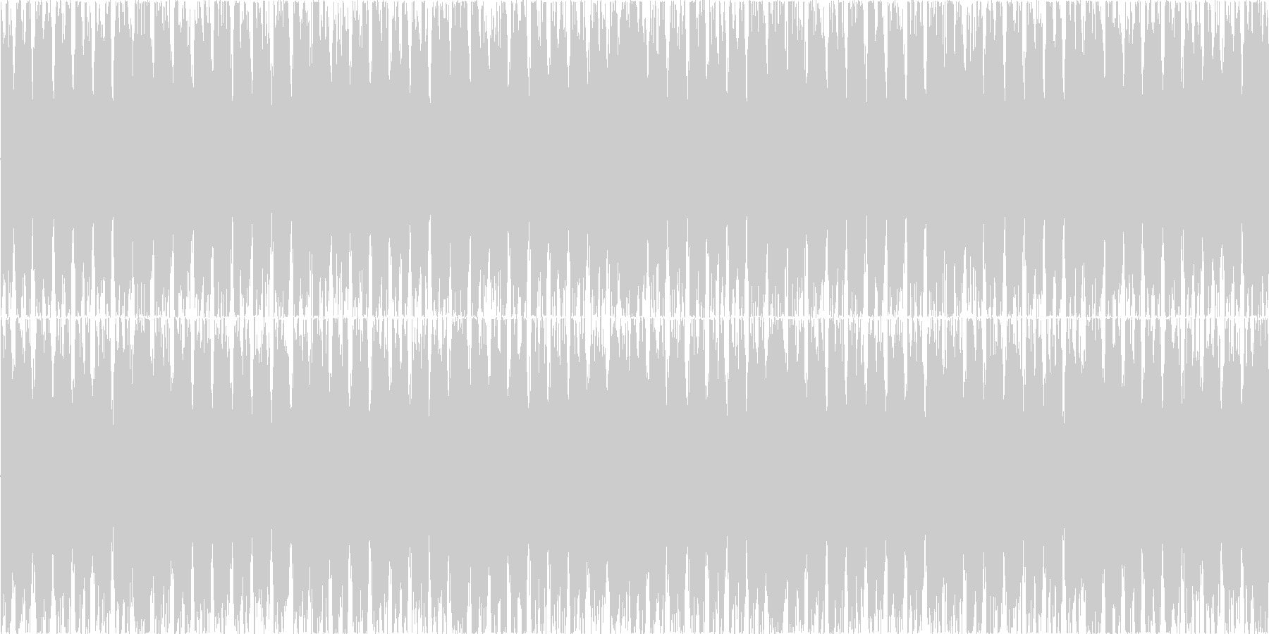 裏打ちのリズムのコミカルな曲ですの未再生の波形