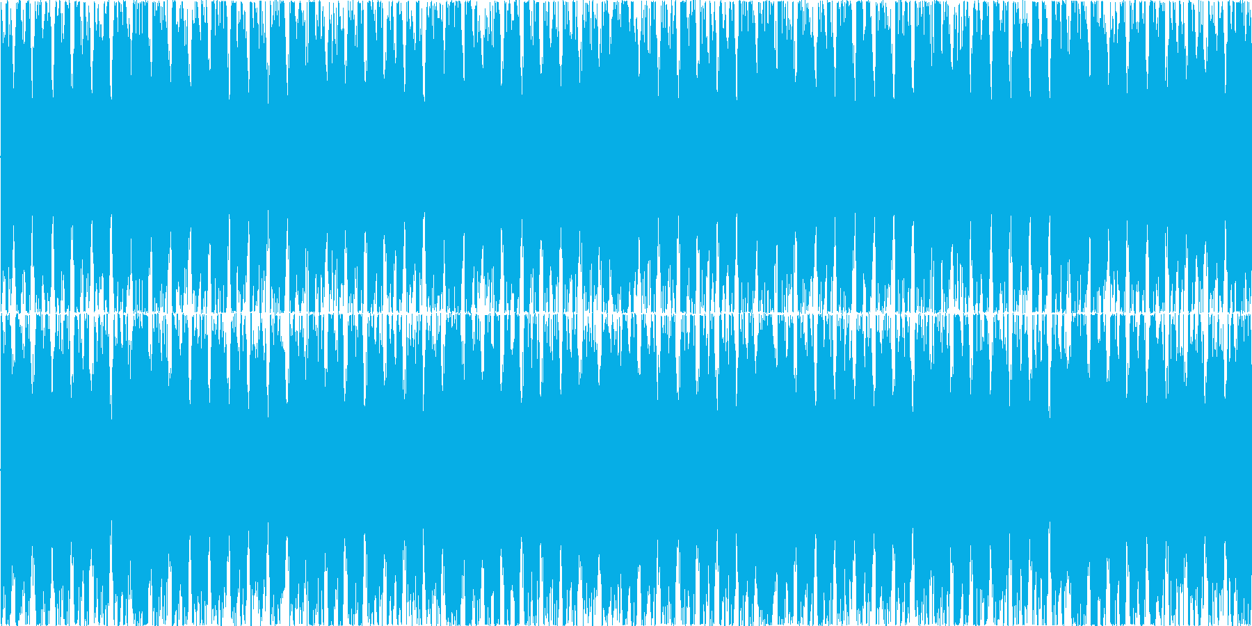 裏打ちのリズムのコミカルな曲ですの再生済みの波形