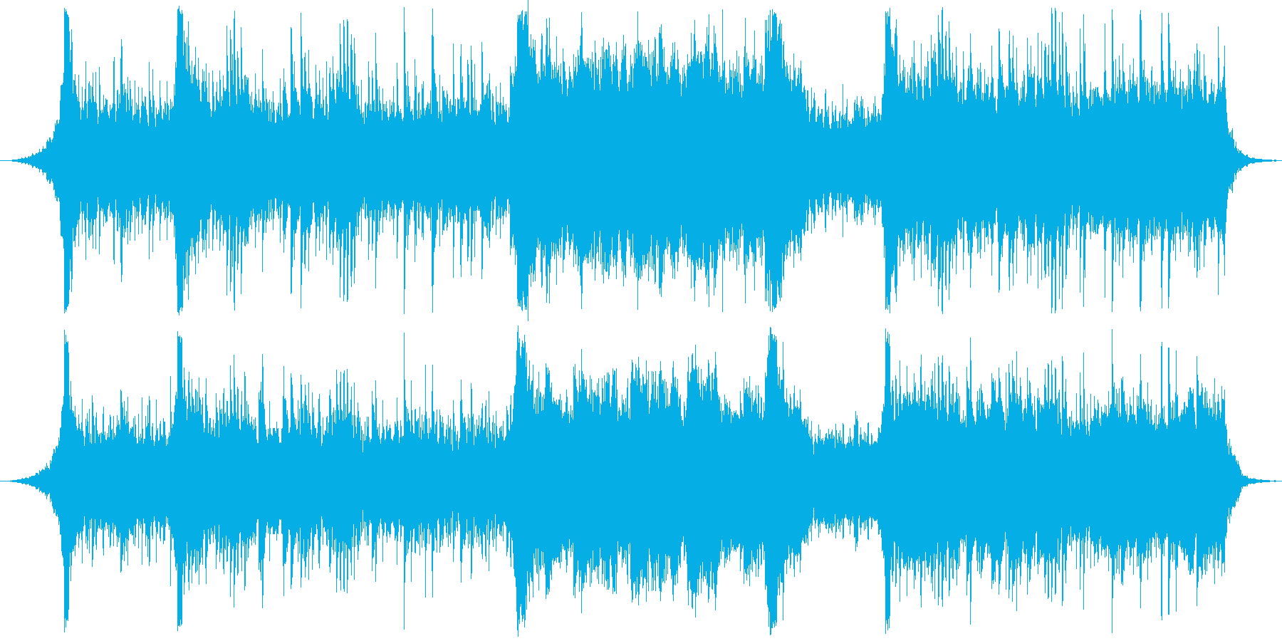 しっとりした和風のヒーリング曲の再生済みの波形