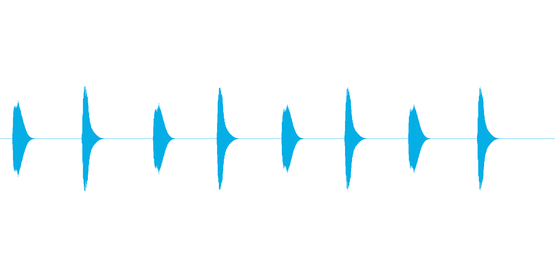 【足音】コミカル 丸みのある非現実系の再生済みの波形