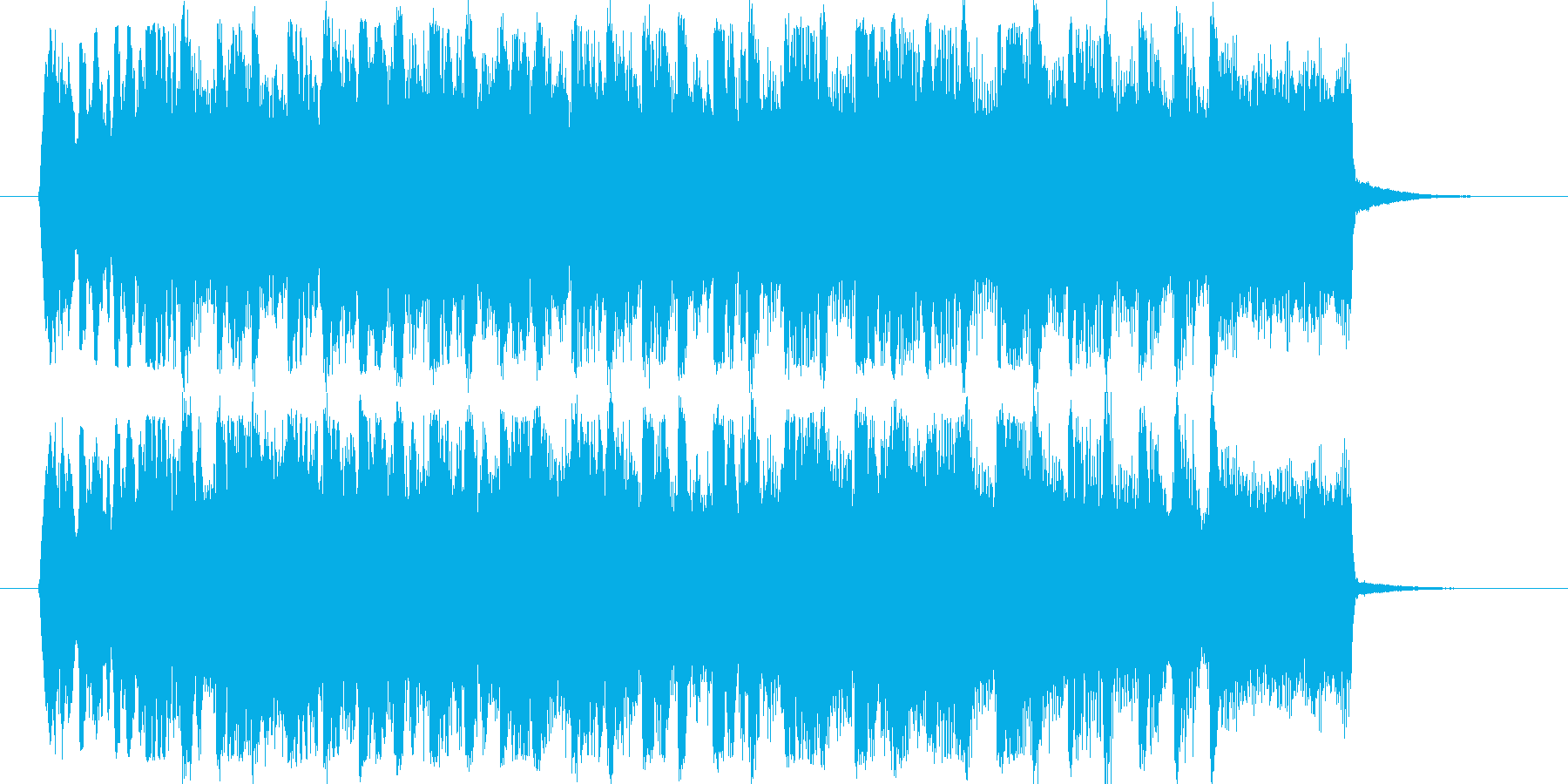 子供向けの短いBGMです。の再生済みの波形