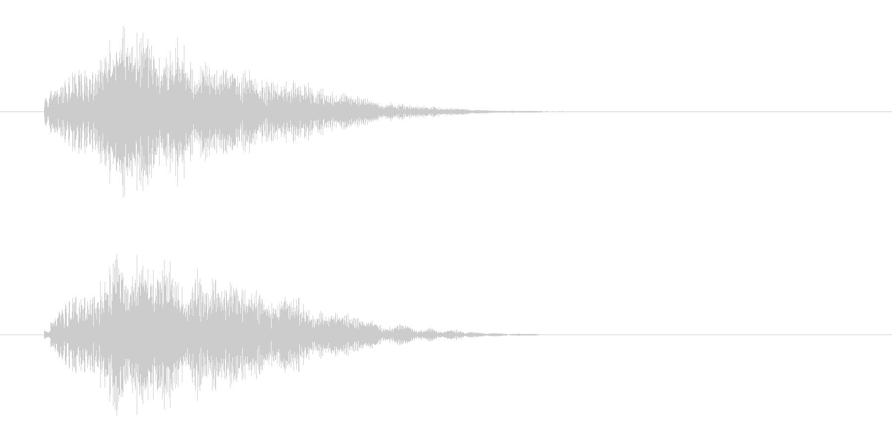 ベル_glissの未再生の波形