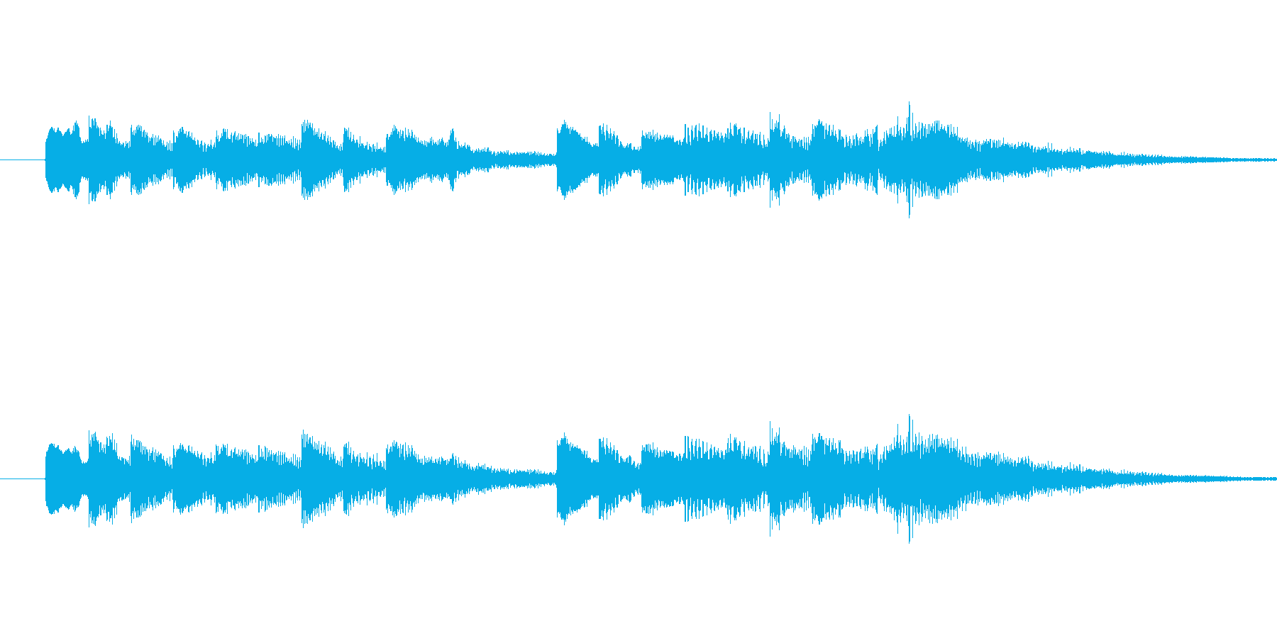 爽やかなオープンベル音 strings…の再生済みの波形