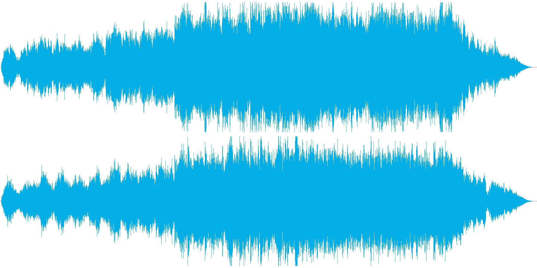 笛の音色が古き良き日本をイメージさせる曲の再生済みの波形
