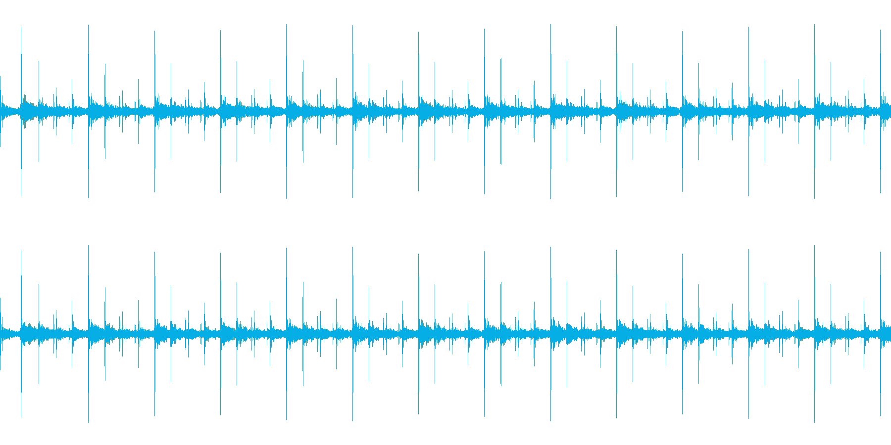かつかつ(足音)の再生済みの波形