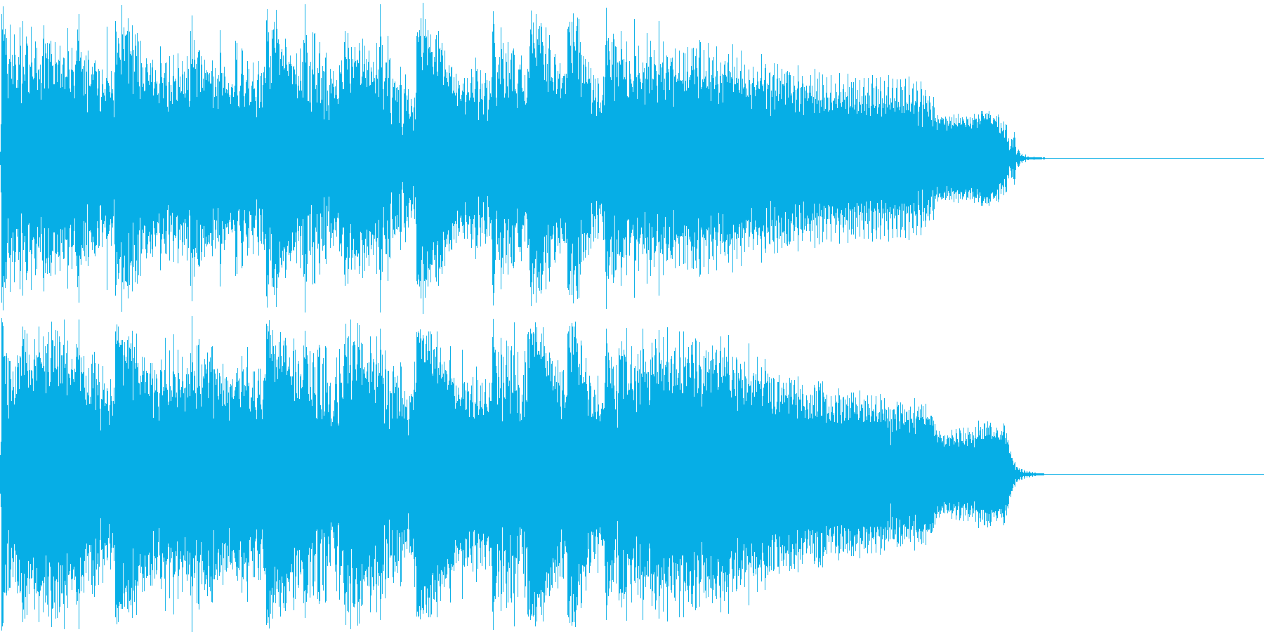 わくわく感のあるギターロック短めジングルの再生済みの波形