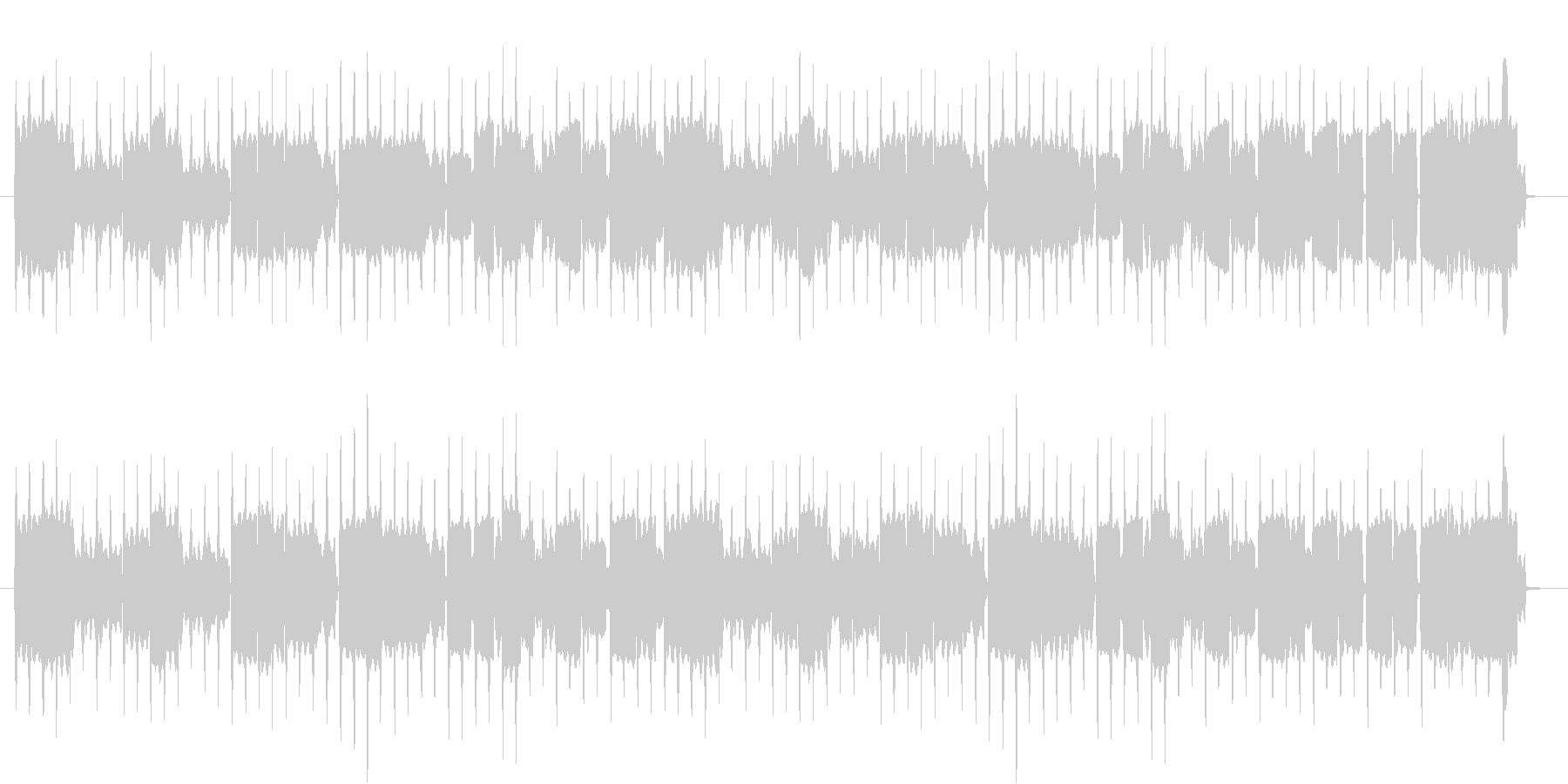 リコーダーの曲でほのぼの系の未再生の波形
