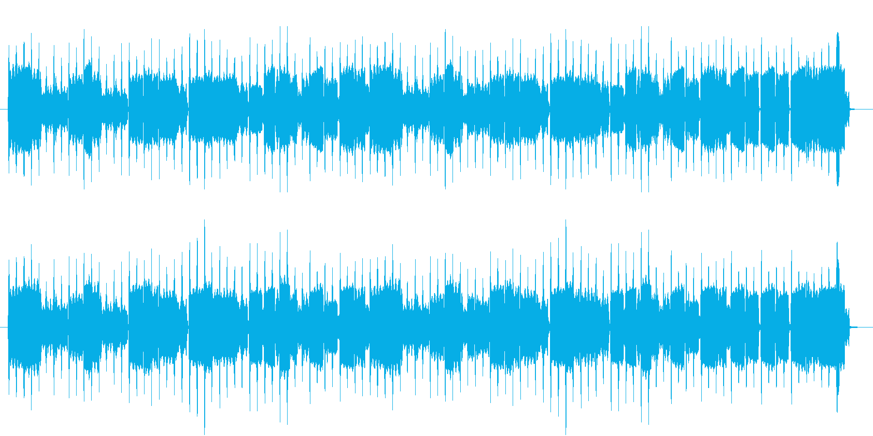 リコーダーの曲でほのぼの系の再生済みの波形