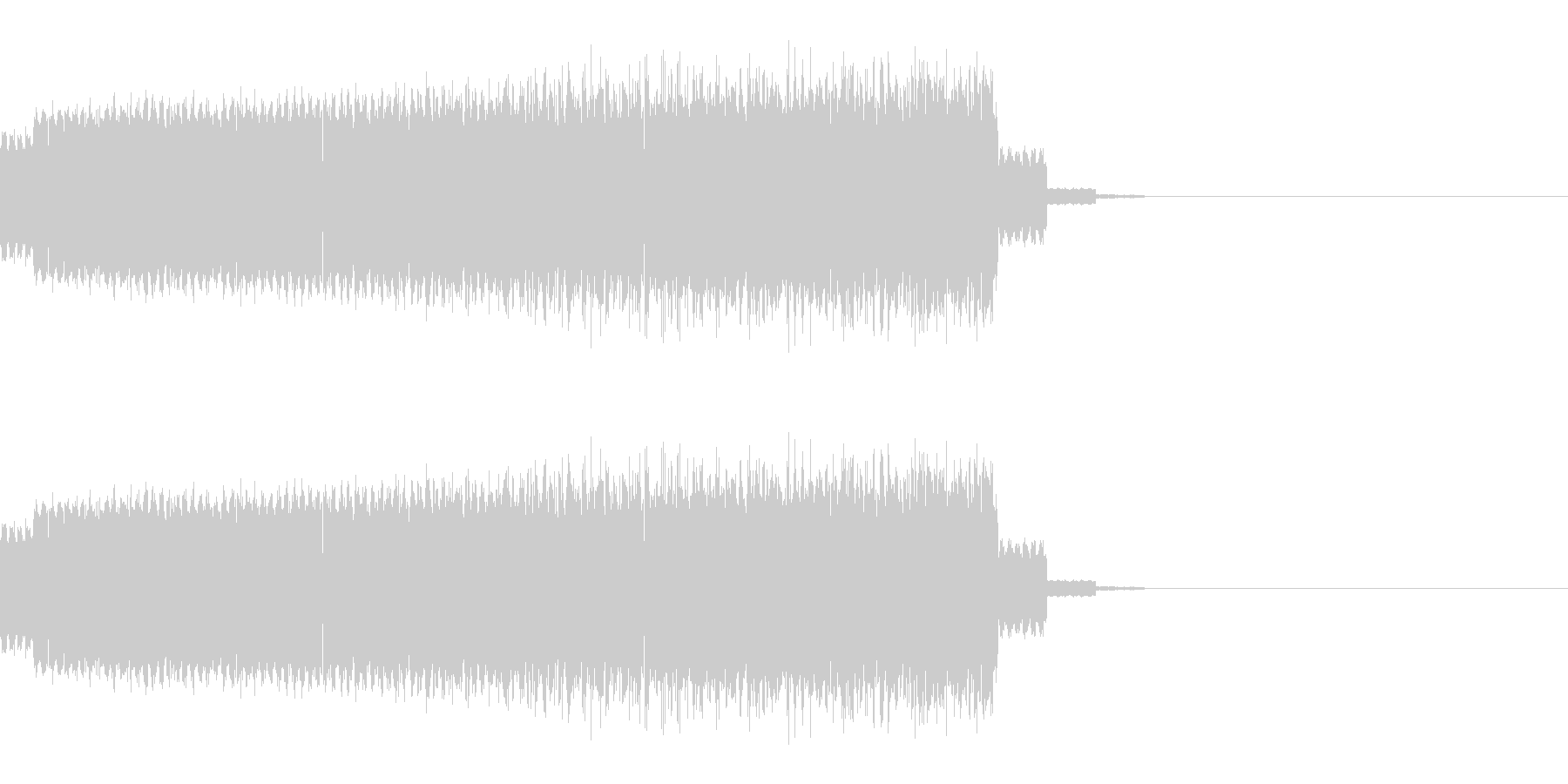 エネルギーを溜める音(チャージ/電気)の未再生の波形