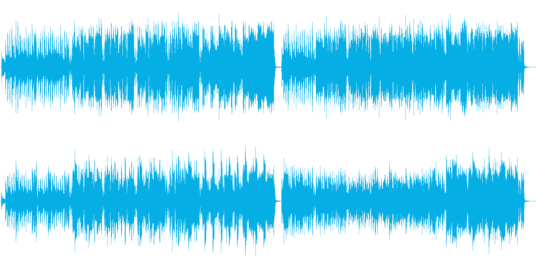 のどかな雰囲気の合う曲ですの再生済みの波形