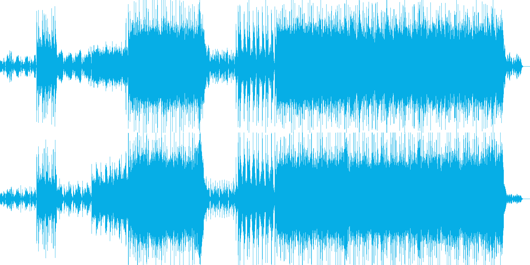 使用用途や曲のイメージを言語化できない用の再生済みの波形