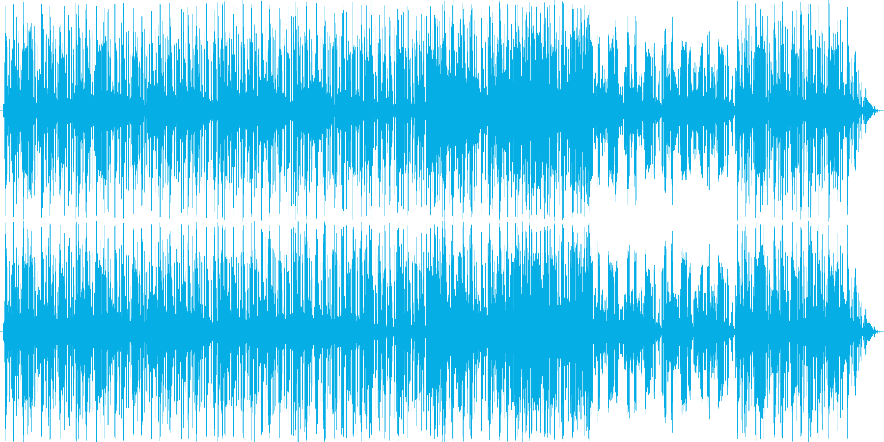 秋の始まりを感じさせるような曲。の再生済みの波形
