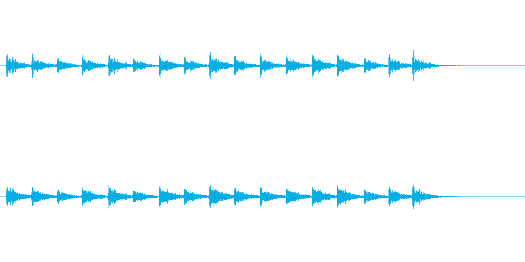 【足音03-4】の再生済みの波形