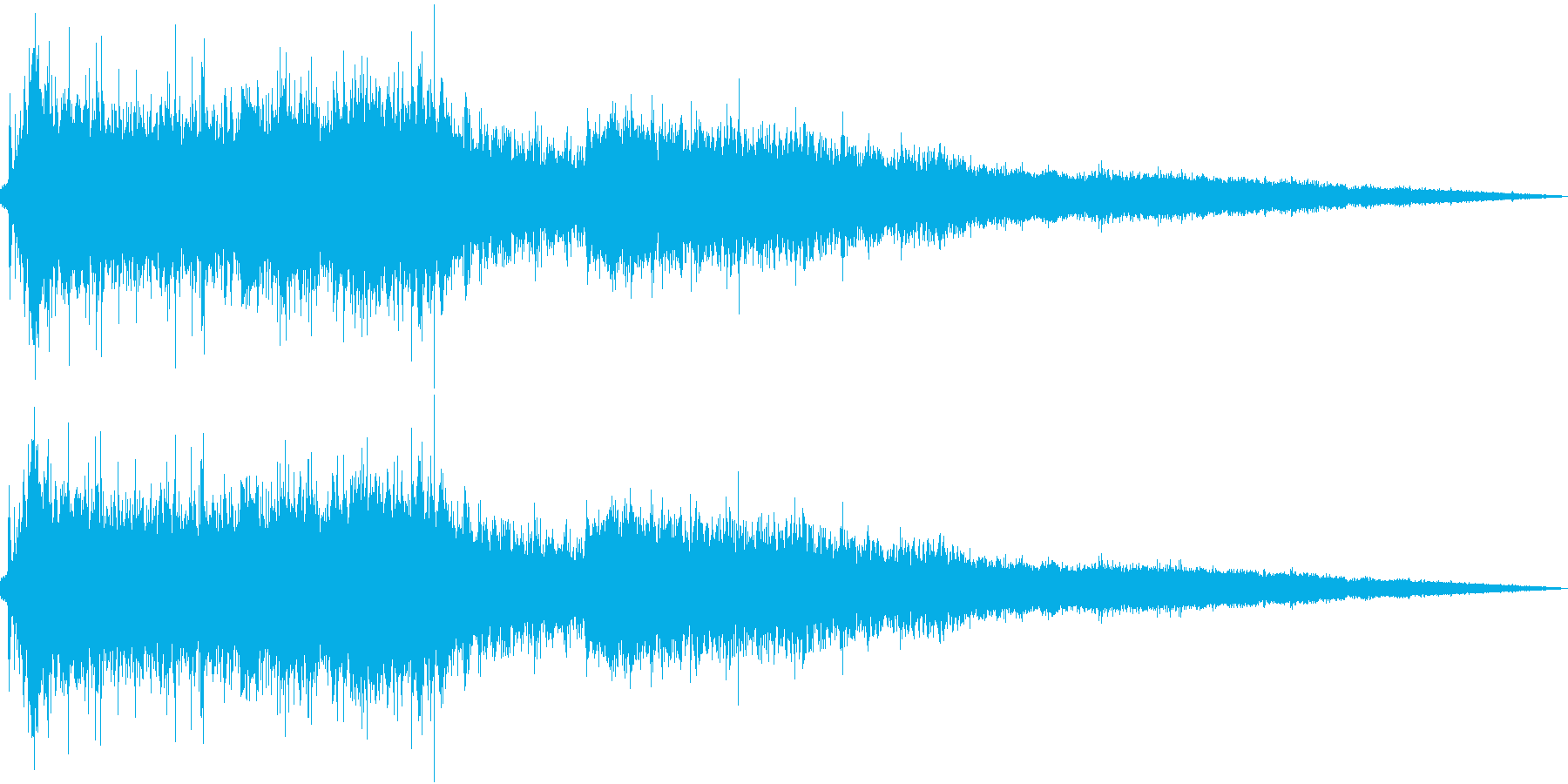 トイレを流す音_01_STの再生済みの波形